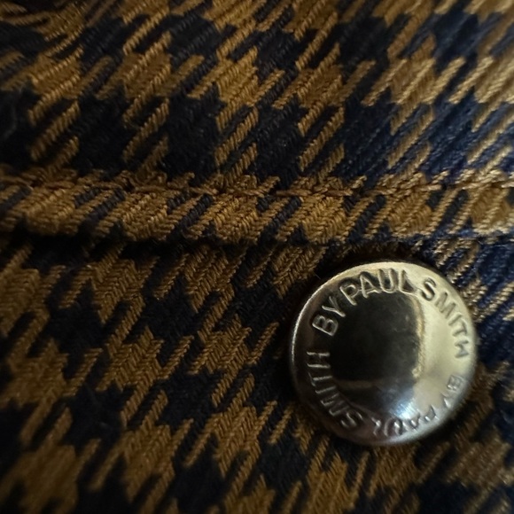 PAUL SMITH Prince Of Wales-Check Zip-Up Jacket, Brown. Academia. Classic, XL. - Picture 7 of 15